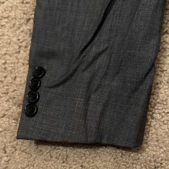 Lauren Ralph Lauren Mens Two-Button Wool Sport Coat Blazer Gray Size 40L - Picture 6 of 9